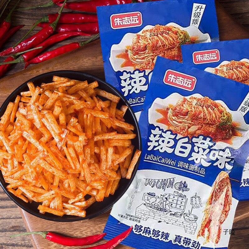 Spicy cabbage flavored spicy strips, childhood nostalgia, spicy snacks Main image