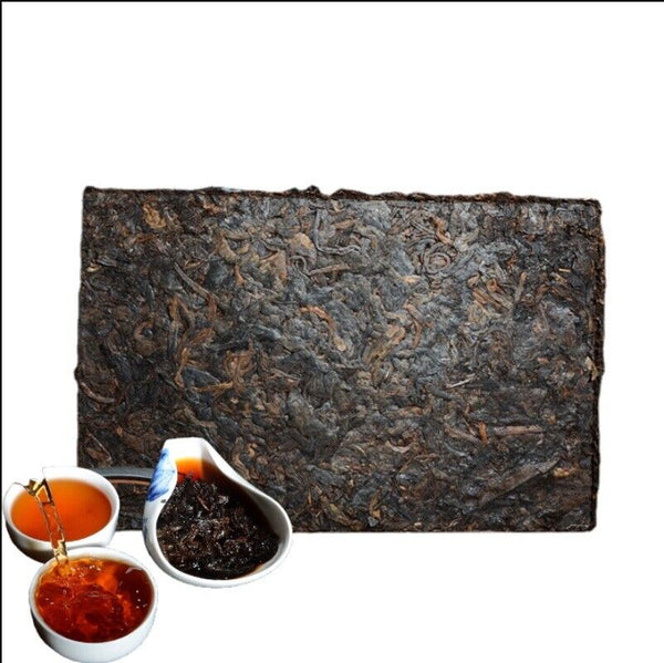 HelloYoung Yunnan Pu'er Tea Cooked Tea Brick Tea Yiwu Ancient Tea Brick 250g/8.8oz