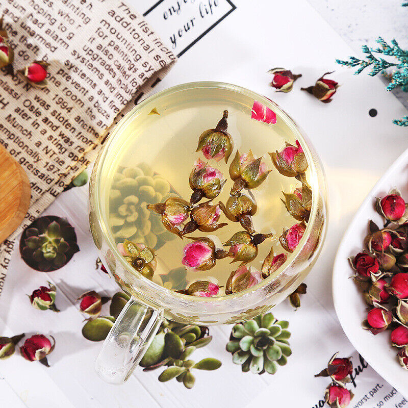 Fresh Golden Rose Flowers Tea -Sulphur-Free Dried and Bulk 80g Pack from Yunnan