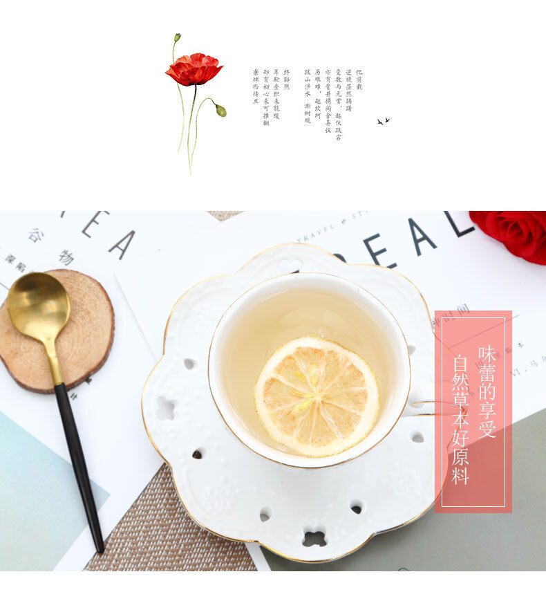 HelloYoung 40g Canned Lemon Slices Lemon Dried Medicinal Food Homologous Flower Grass Tea
