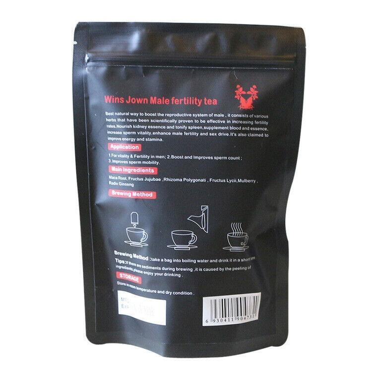 Premium Maca Tea for Energy Boost & Vitality Organic Male Fertility Tea