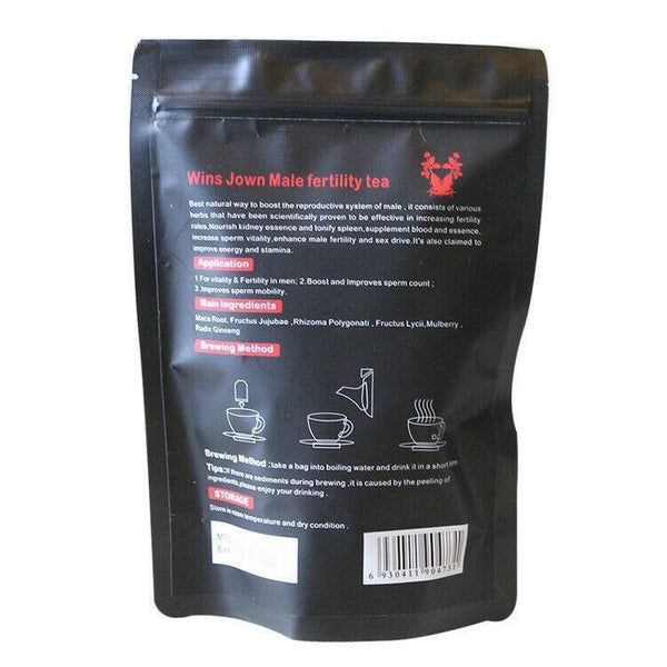 Premium Maca Tea for Energy Boost & Vitality Organic Male Fertility Tea