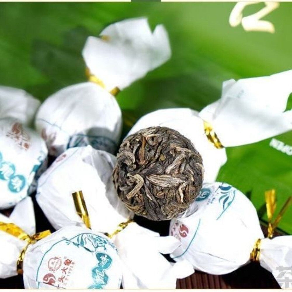 2025 Elephant Peafowl Raw Pu-erh Dragon Ball Tea 105g Bag Yunnan Premium