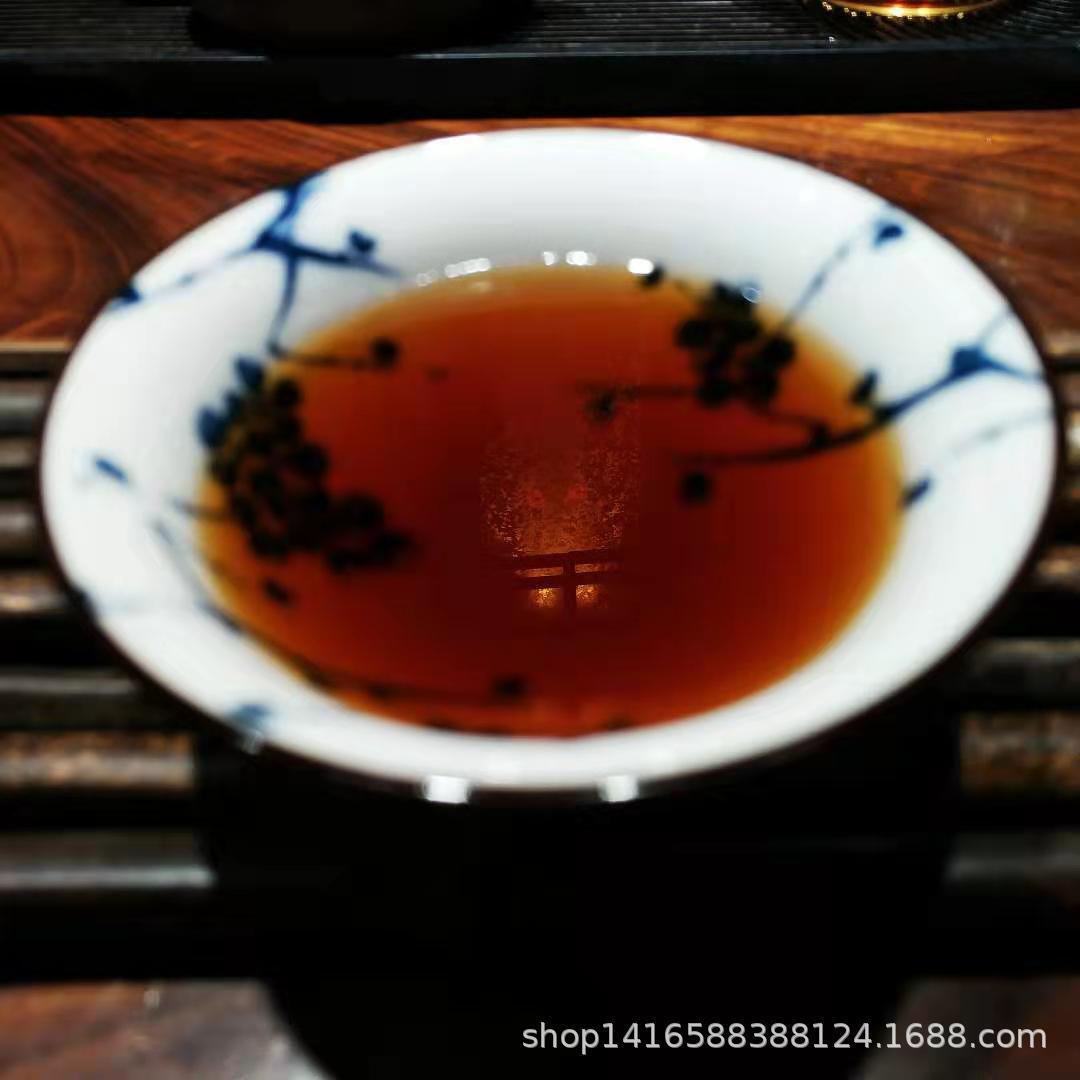 HelloYoung Yunnan Pu'er Tea Ripe Tea Peacock on Cloud Seven Seed Cake 357g/17.6oz