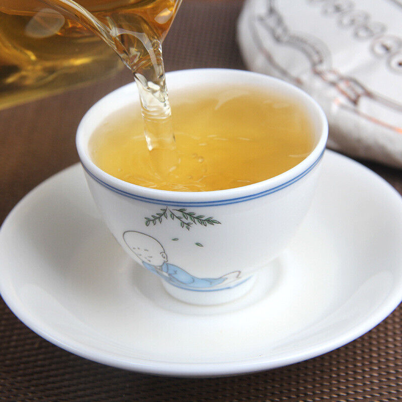 HelloYoung 357g Natural Orchid Cha Tea Cake Ban Zhang Tea Wang Health Green Tea