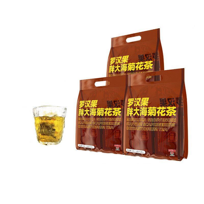 Health Tea Bag Pang Da Hai Luo Han Guo Chrysanthemum Tea Smoker's Tea