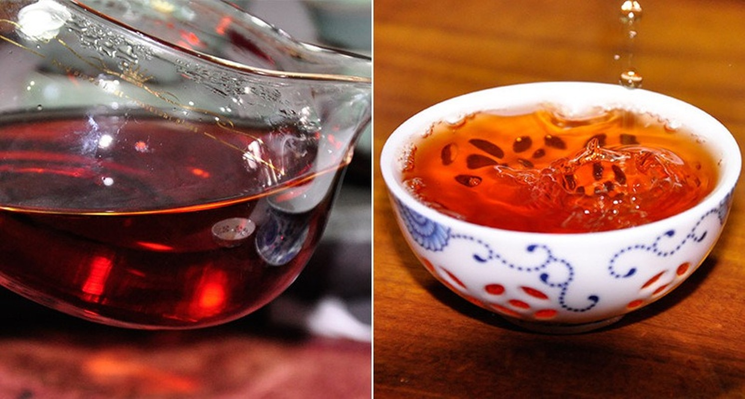 HelloYoung Ancient Tree Black Tea Yunnan Puerh Tea 7598 Ripe Pu-Erh Tea Cake Gift 357g
