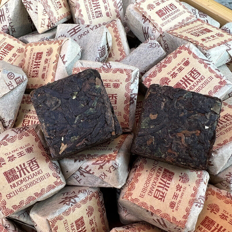 500g Glutinous Rice Fragrance Pu'er Tea Small Brick Tea Yunnan Ripe Tea Dark Tea