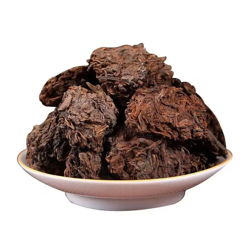 Chinese Menghai Old Pure Laochatou Yunnan Loose Leaf Healthy Fossil Pu'er Tea