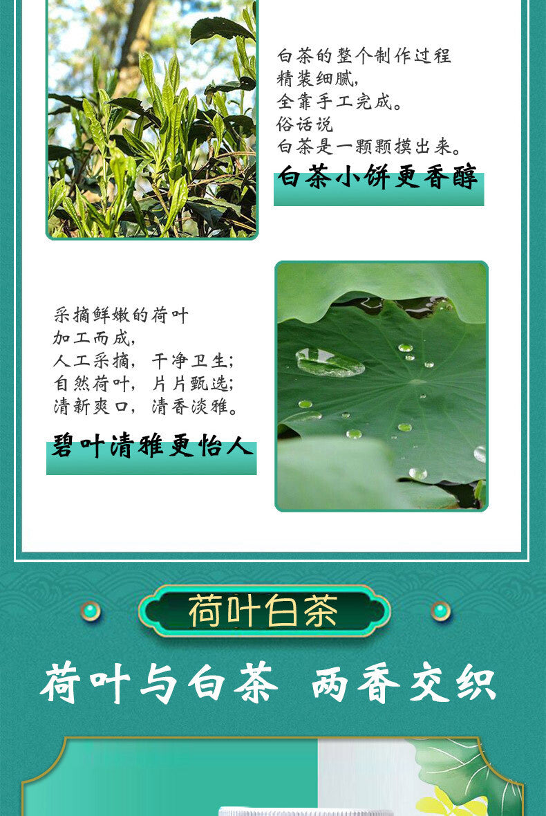 Fujian Lotus Leaf Old White Tea Gongmei White Tea Chenpi Mini White Tea Cake