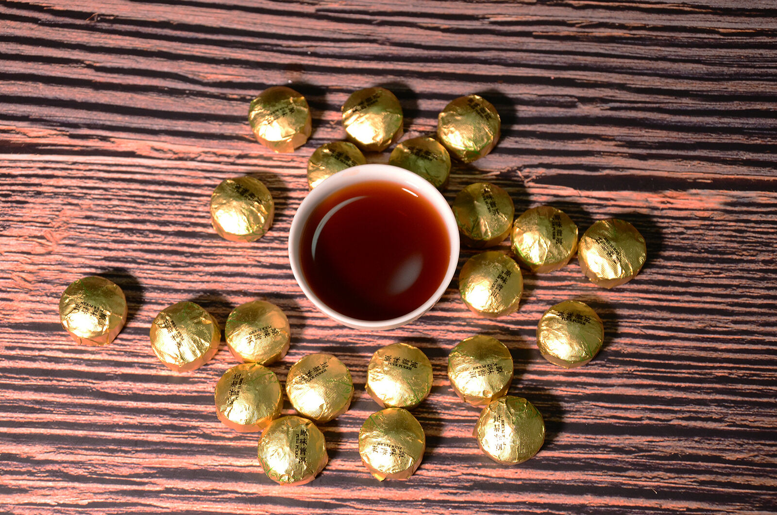 HelloYoung 500g Golden Classics Mini Tuocha Original Flavor Ripe Tea Yunnan Pu'er Tea