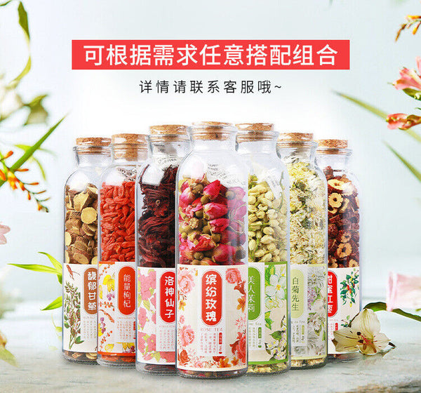 HelloYoung 150G Rose tea, osmanthus box, flower fruit tea, gift box, flower tea