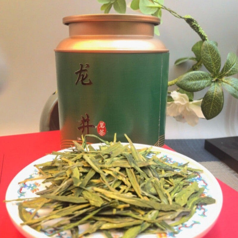 Authentic Longjing Tea Strong Bean Aroma Loose Leaf Rainy Season Premium Pieces Secondary image