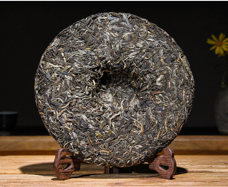 HelloYoung 357g Puerh Raw Tea Cake Pu-erh Raw Tea Cake Yunnan Pu-erh Tea Cake 布朗山老曼峨古树茶