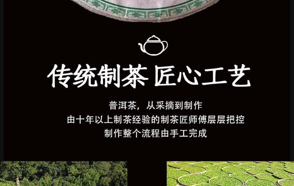 HelloYoung Yunnan Lincang Mengku Iceland Green Seal Puerh Raw Cake Tea Ice Sugar Sweet 357g