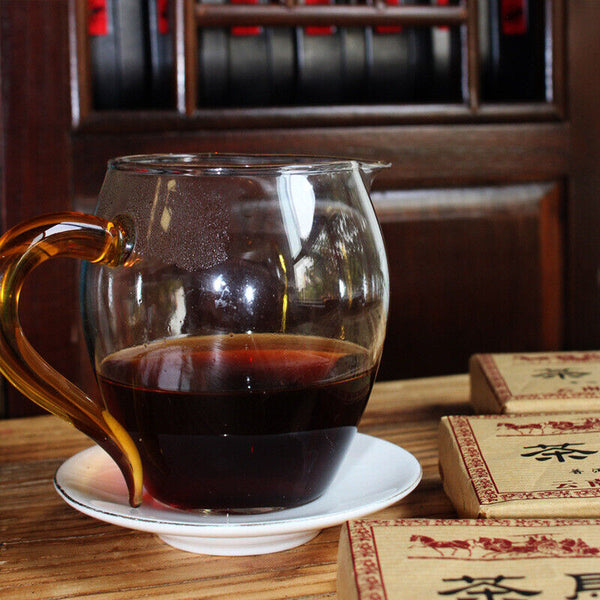 HelloYoung 250g Yunnan Pu'er Tea Brick Tea Horse Ancient Road Yiwu Ancient Tree Brick Tea