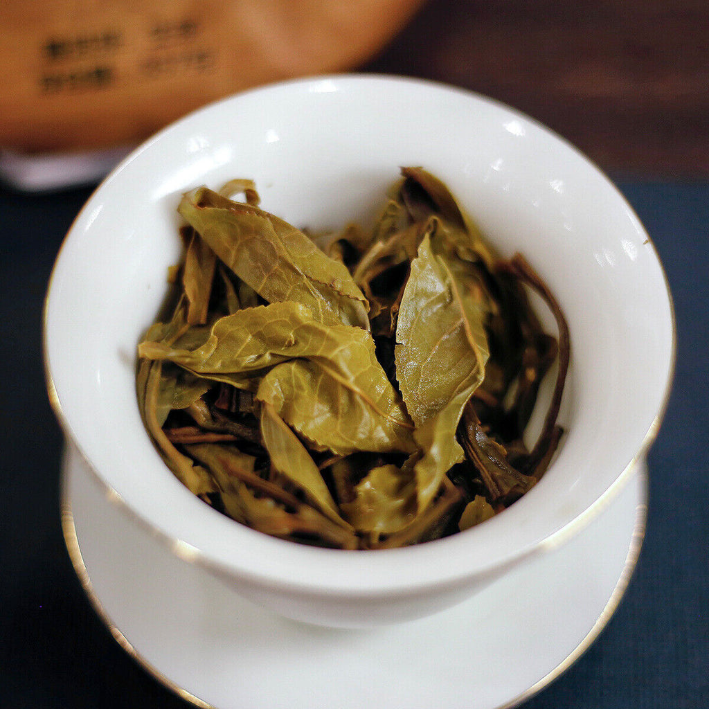 HelloYoung 357g Yunnan Pu'er Tea Raw Tea Mint Hetang Cake Tea Healthy Organic Tea