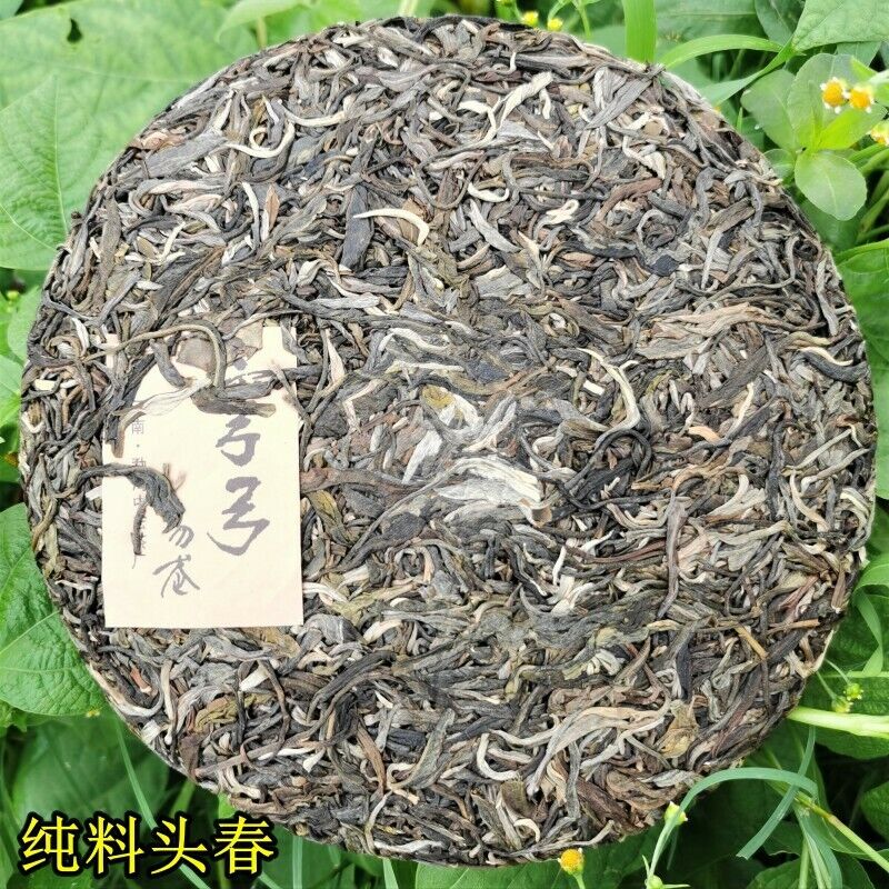 HelloYoung 357g Top Pu-Erh Spring Tea Cake Zhonghong Yin Bow Ancient Tree Tea Yiwuwanggong
