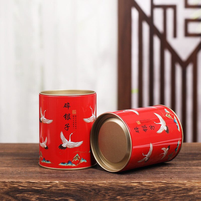 Sticky Rice Fragrance Tea South Menghai Puerh Tea Ripe Tea One Catty 5 Cans