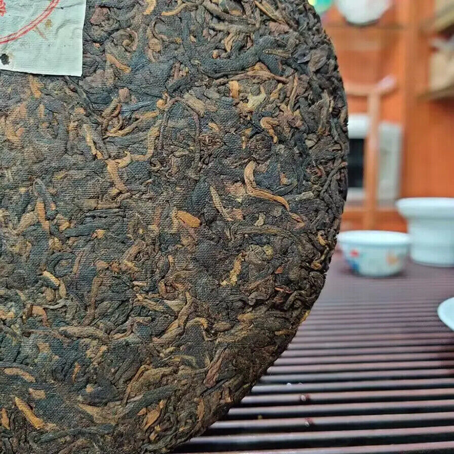 High Mountain Puer Tea Old Ripe Pu'er Yunnan Dingxing Shu Pu Er Compressed Tea