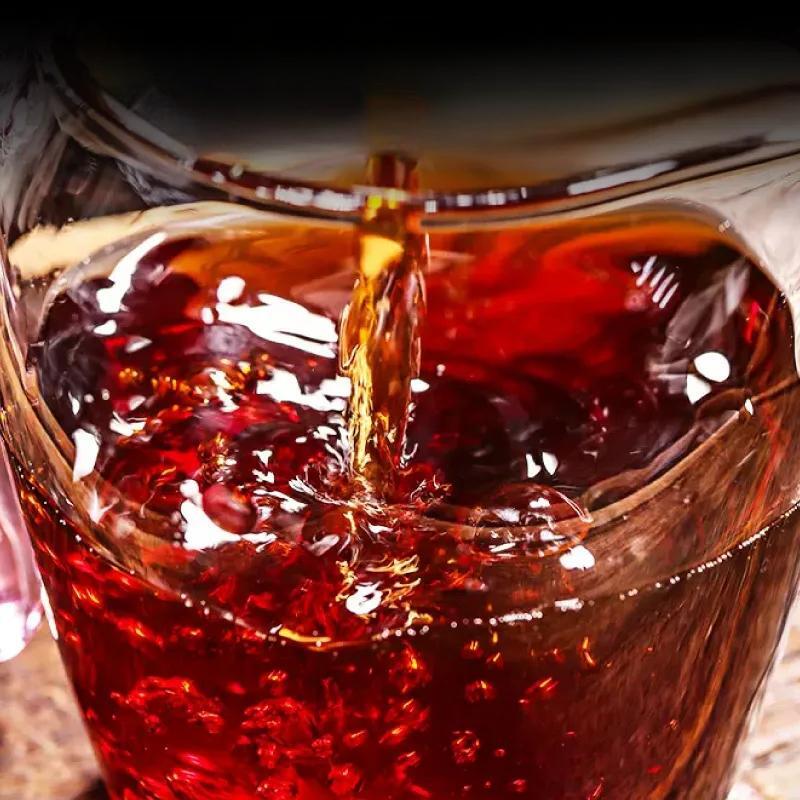 Aged Wild Black Gold Luzhou Fragrance Tea Yunnan Menghai Pu'er Ripe Tea