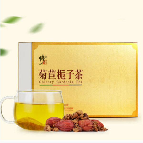 HelloYoung 2.5g*20bags natural Xiuzheng Juju Zhizi Cha Chicory Gardenia Health Tea百年修正菊苣栀子茶
