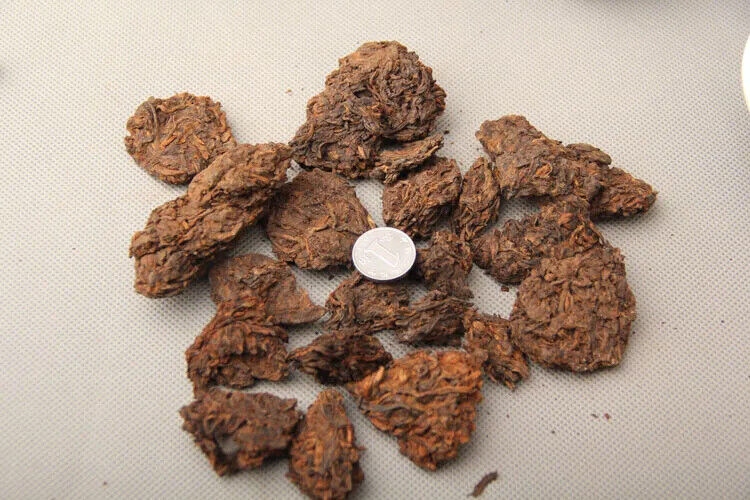 HelloYoung Pu'er Old Tea Head Natural Tuo Super-grade Jinya Menghai Head Cooked 250g