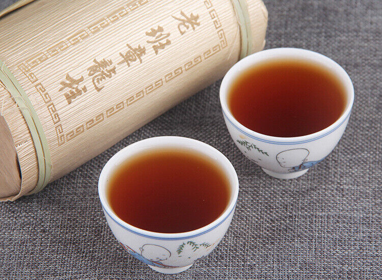 HelloYoung 500g Aged Old Banzhang Ancient Tree Tea Leaves Yunnan Pu'er Ripe Tea Column
