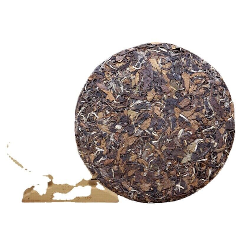 HelloYoung Fragrant White Tea Cake Chinese Tea 350g Premium Fuding White Tea Shoumei Date Main image