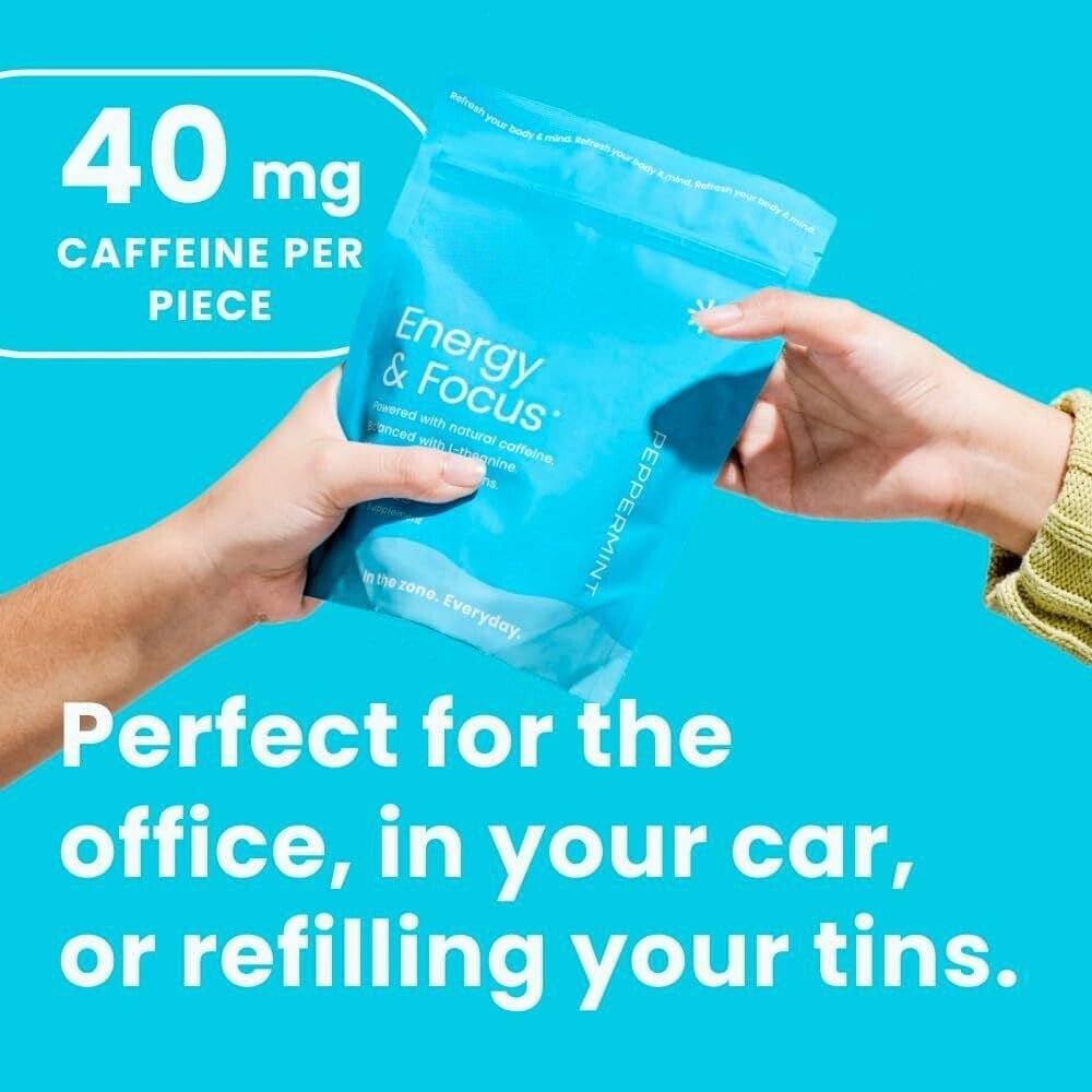 Energy Caffeine Mints by NeuroGum - 90 Mint Pack
