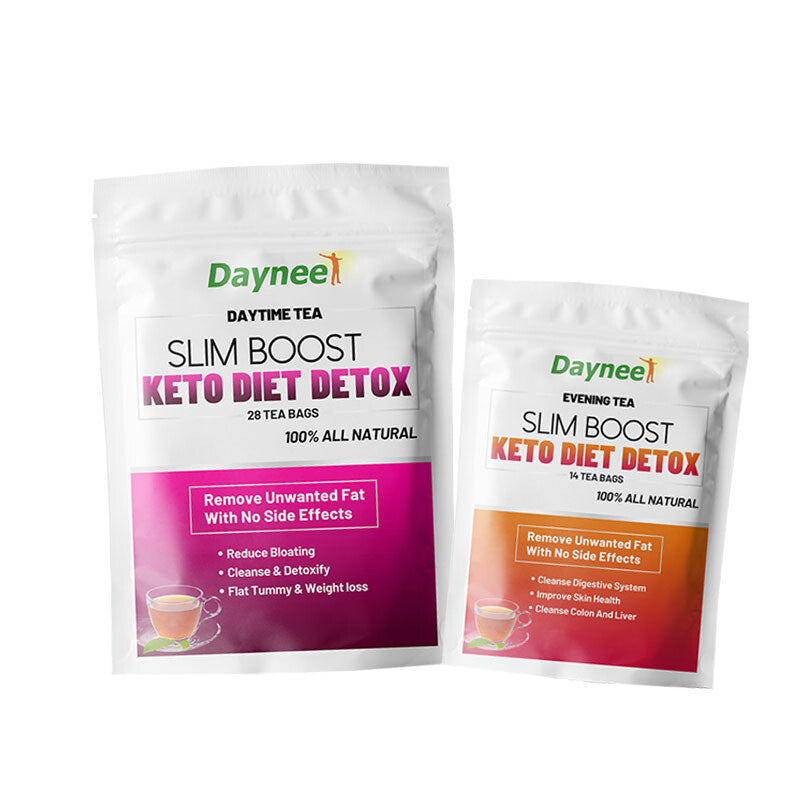 Slim Tea Slim Boost Keto Diet Detox Daytime Tea and Evening Tea