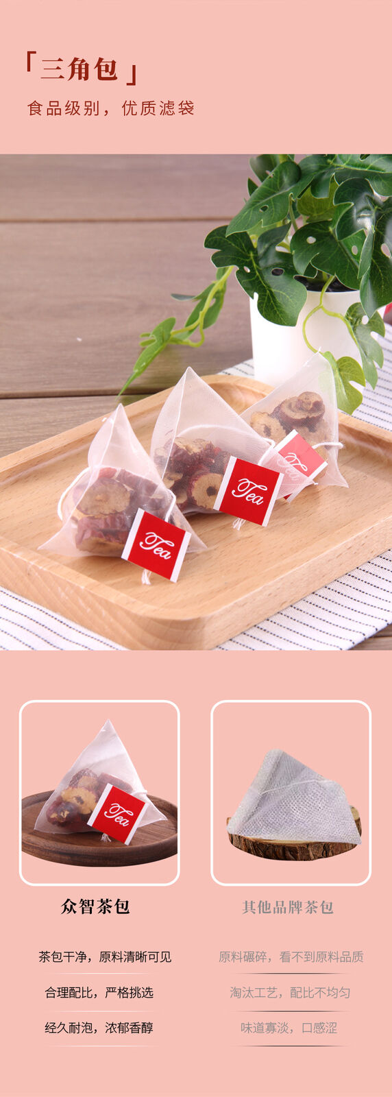 Longan, rote Datteln, Goji Beere Tee Kombination Teebeutel Brauen Tee