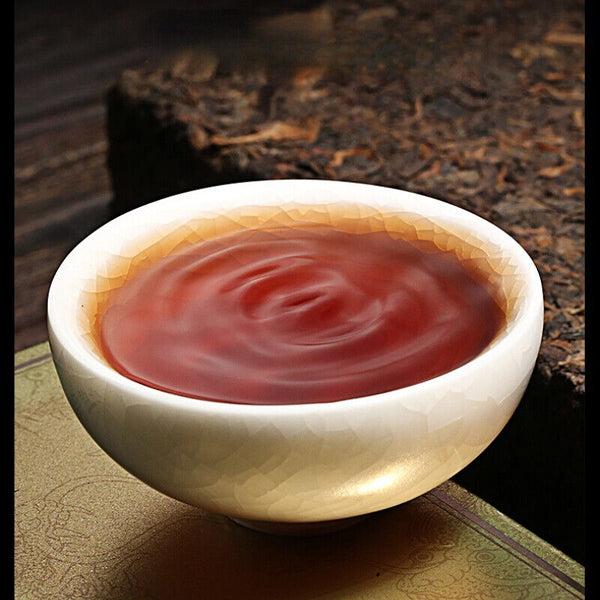 HelloYoung TeaYunnan Natural Cooked Pu-erh Black Tea 1000g Chinese Aged Pu-Erh Tea Gold Brick
