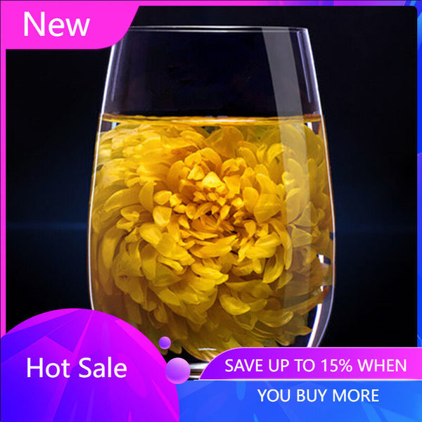 4 pieces chrysanthemum A large Cup of Organic Herbal Tea in Summer Gold Huang Ju