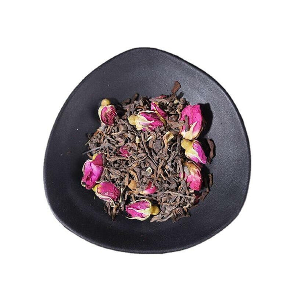 Rose Pu'er Tea Pu-Erh Black Tea  Triangle Tea Bags Package 45g / 15 Bags