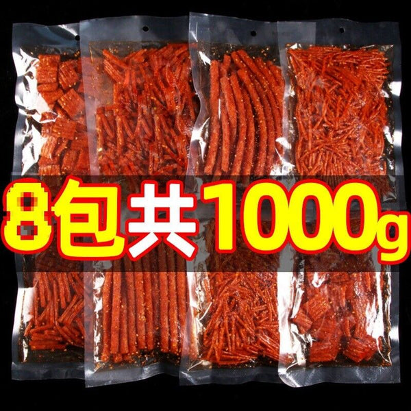 Spicy Gluten Strips - Retro Chinese Childhood Snacks, Hot & Chewy