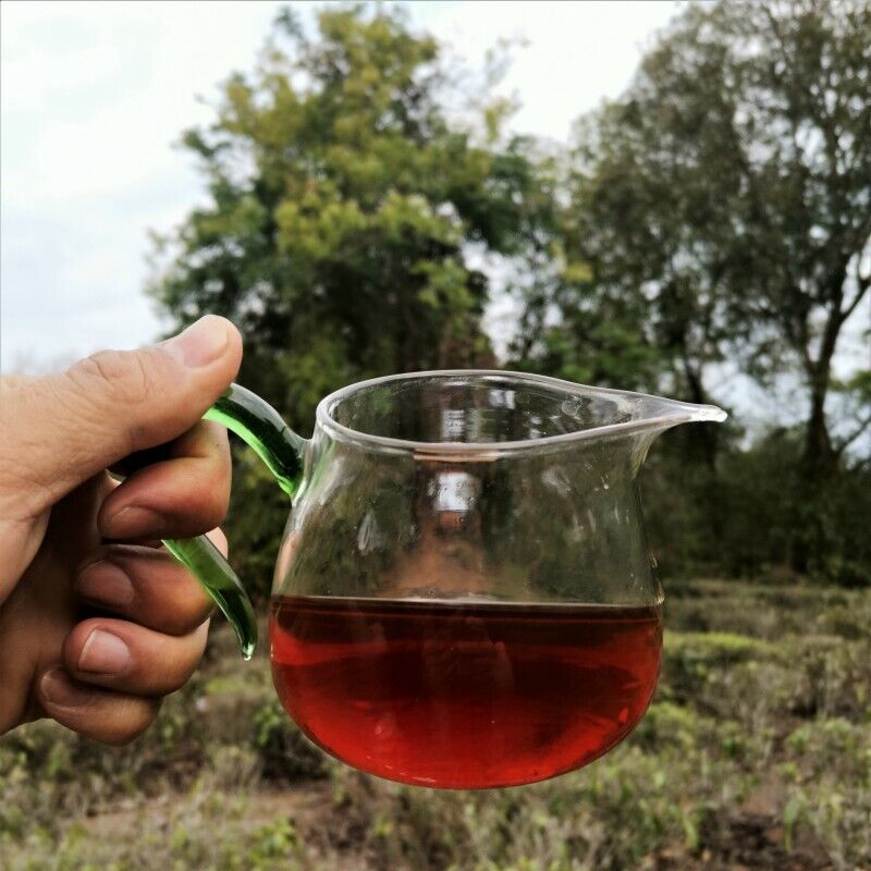 HelloYoung 357g Ripe Pu'er Tea Yunnan Old Tea Tree Ripe Tea Cake