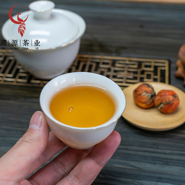 HelloYoung Yunnan Fengqing work black tea handmade dragon pearl small gold ball Dian Hong