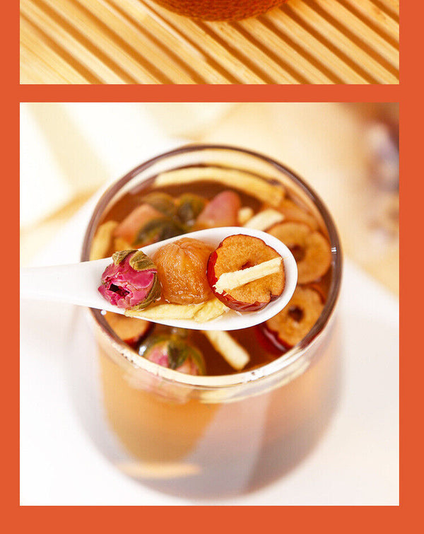 HelloYoung Brown Sugar Ginger Date Tea 150g Cinnamon Dates Wolfberry Black Sugar Ginger Tea