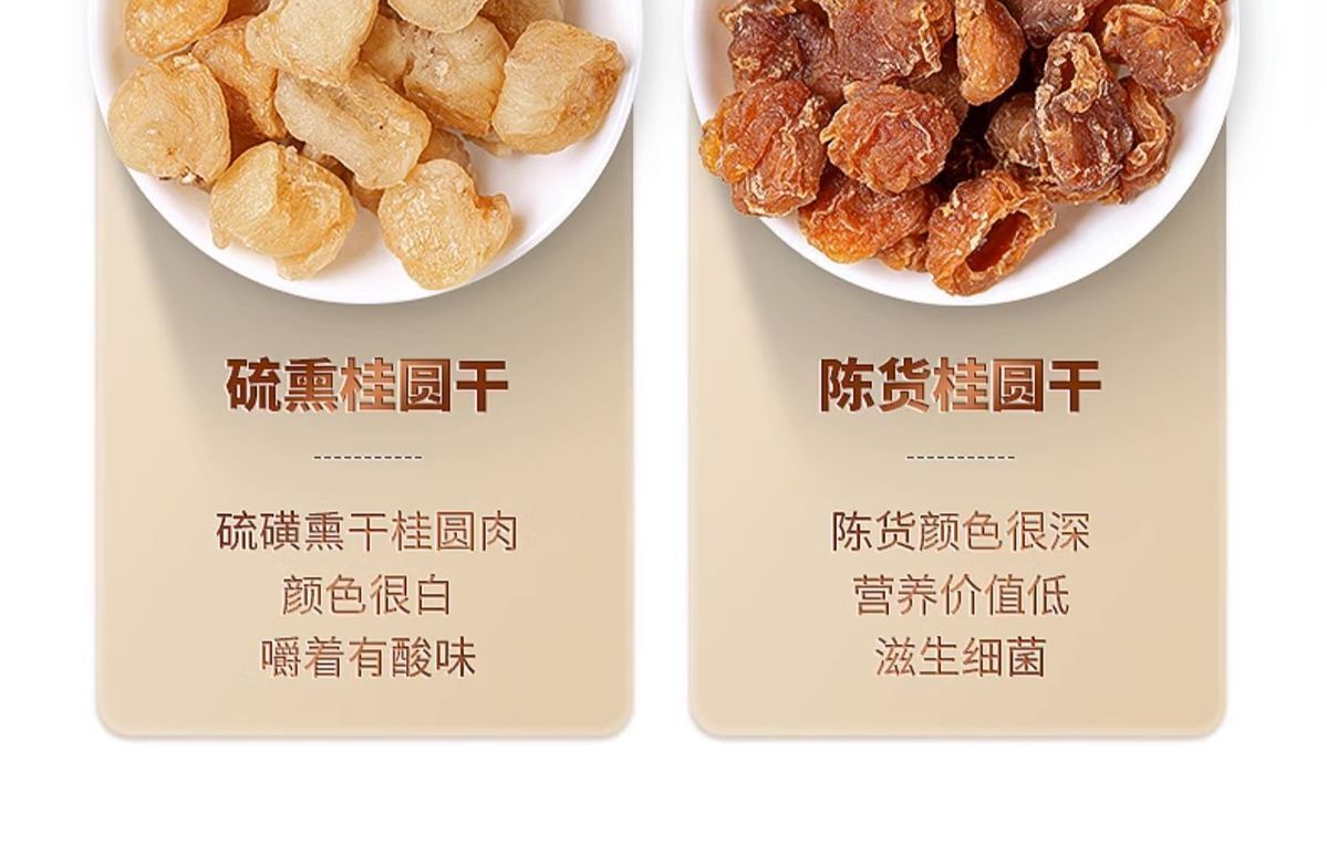 Juhe Tai Seedless Longan - 120g Dried Longan Meat, Premium Health Tea