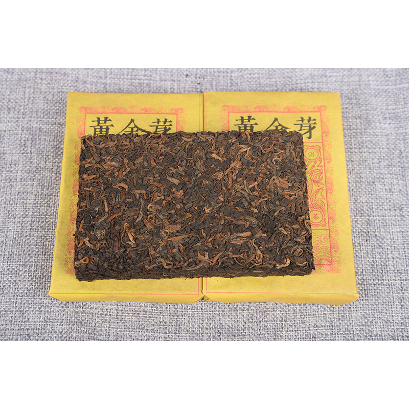 Golden Bud Ripe Brick 250g/8.8oz  Pu'er Tea Ripe Tea  Weight Loss Healthy Drink