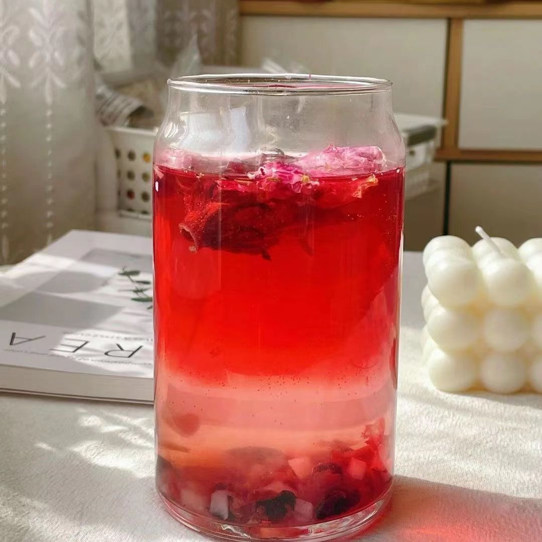 Blueberry Peach Fruit TeaHigh-value fruitsEye careBeauty and beautyFloral tea