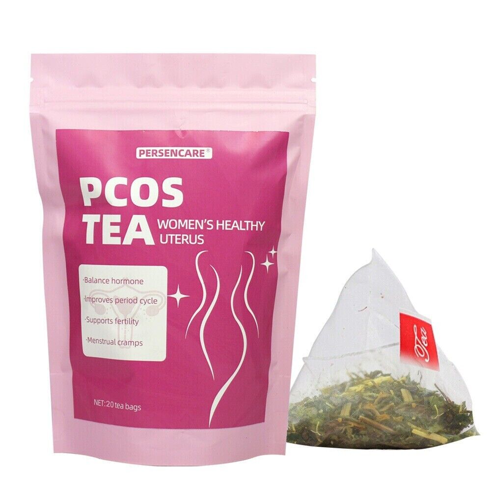 PCOS Support Tea Herbal Blend for Womens Hormonal Balance Menstrual Wellness Main image