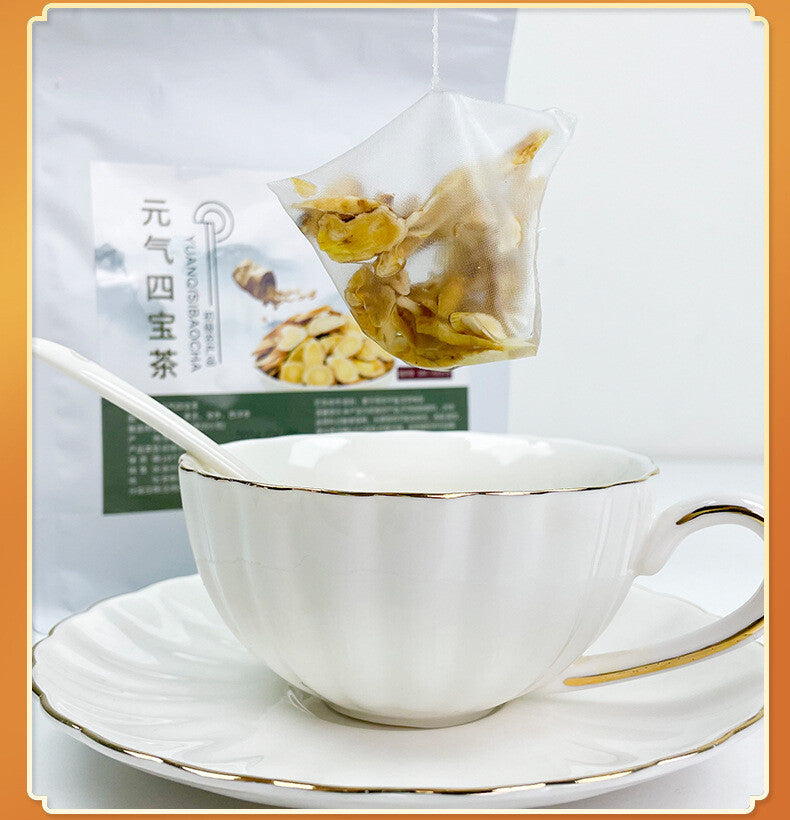 Astragalus, Codonopsis,Ophiopogon Vital Four Treasure Tea with American Ginseng