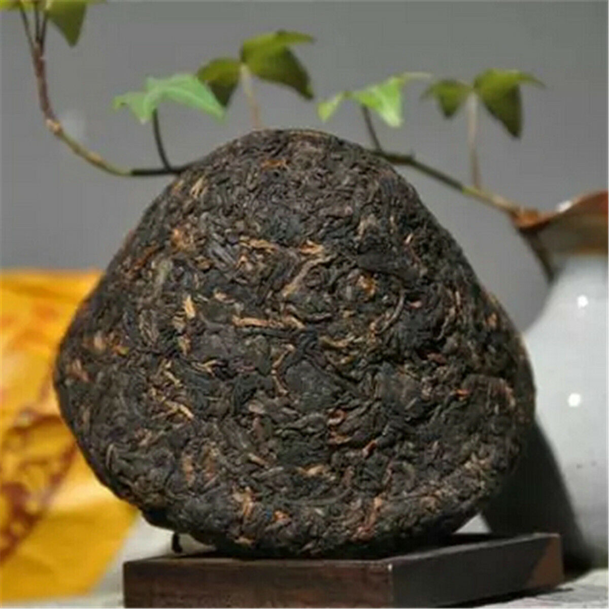HelloYoung 250g XiaGuan Puer Black Tea Big Snowy Mountains Mushroom Shape Ripe Pu-Erh Tea Secondary image