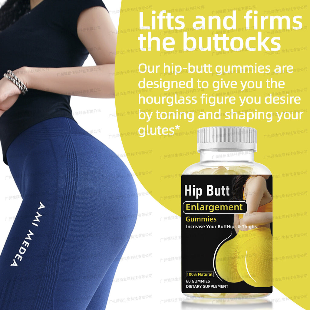 Women's Butt Lift Gummies HIP BUTT Enlargement GUMMIES HOT!