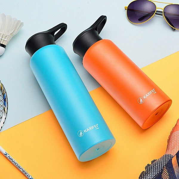 Vacuum Insulated Sport Water Bottle Stainless Steel Flask Jar Leak-proof Canteen