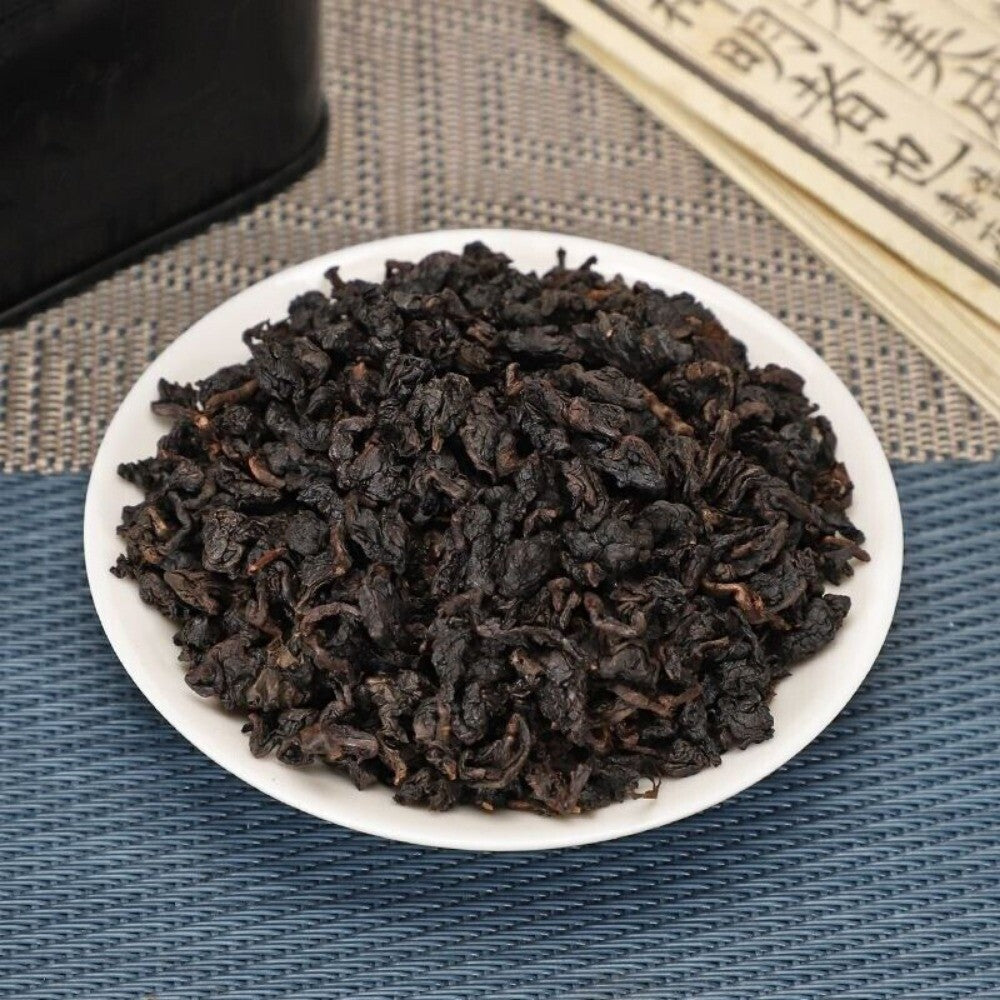 Charcoal Roasted Black Oolong Tea High Polyphenol Oil Control Rich