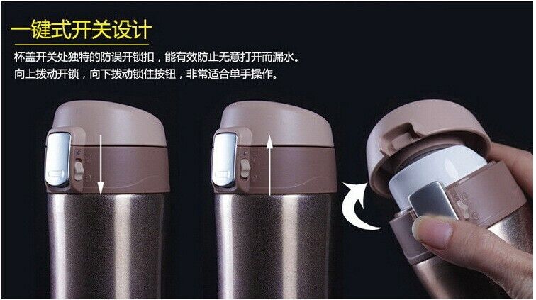 Heat Insulating Bottle Drinkware Portable Cup Thermos cup Stainless Steel Bottle