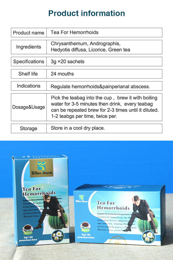 Tea for Hemorrhids 3g*20 Bags Health Tea Herbal Tea